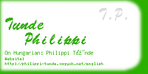 tunde philippi business card